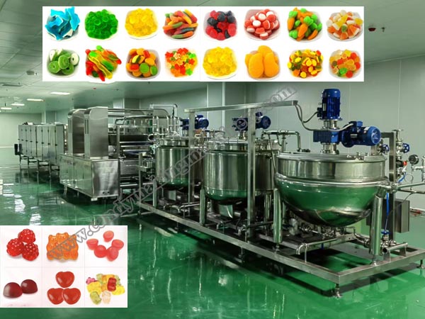 Mesin pembuat gummy deposit otomatis